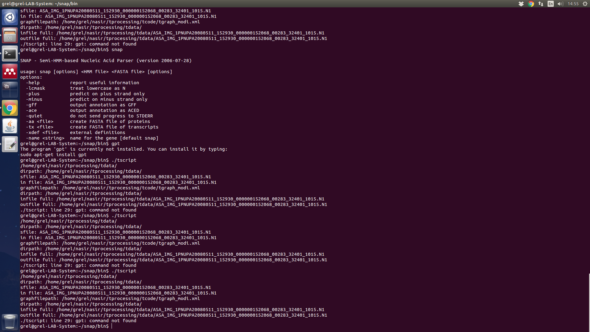 GPT not inoking in linux terminal - snap - STEP Forum