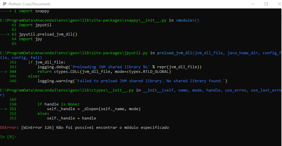 Error jpyutil.preload_jvm_dll() - python - STEP Forum