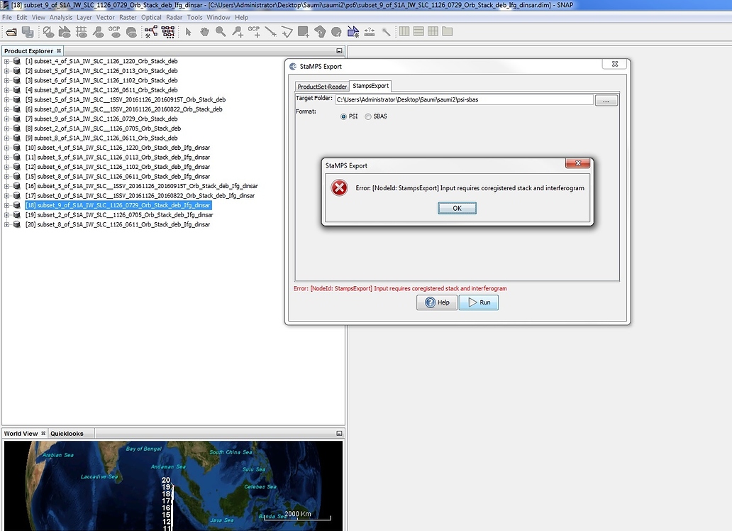 How to prepare Sentinel-1 images stack for PSI/SBAS in SNAP - StaMPS ...