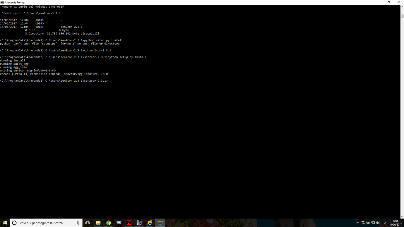 anaconda prompt permission denied anaconda prompt permission denied