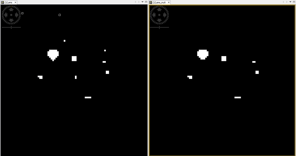 Exclude isolated single pixels from a binary mask - snap - STEP Forum