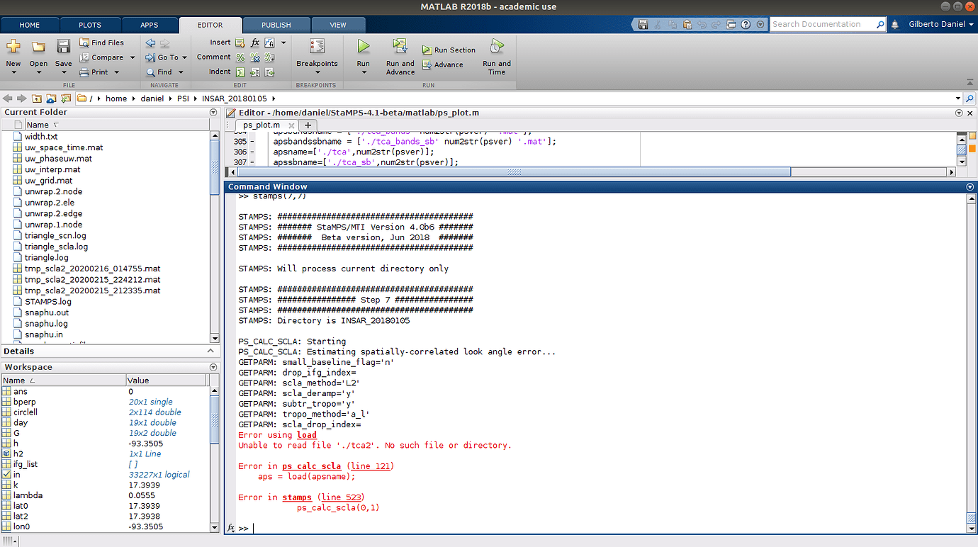 PSInSAR Result - StaMPS - STEP Forum