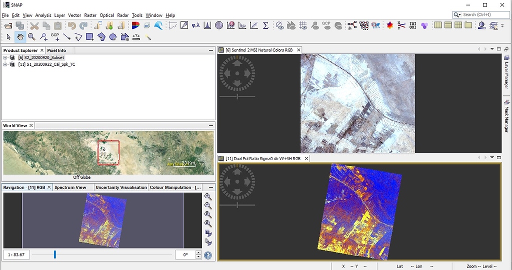 Subset Sentinel-1 products - snap - STEP Forum