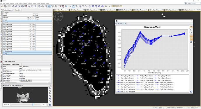 L2 negative reflectance values